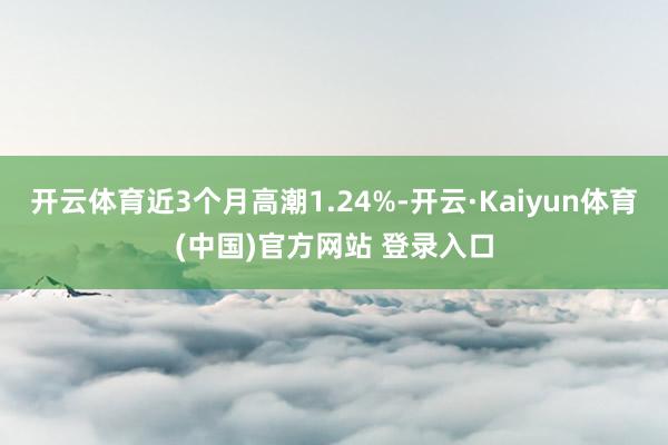 开云体育近3个月高潮1.24%-开云·Kaiyun体育(中国)官方网站 登录入口